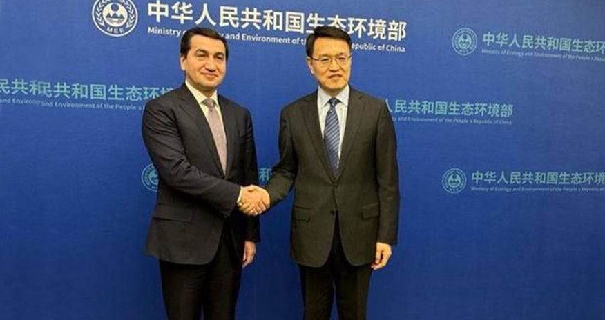 Hacıyev Çjao İnminlə görüşüb Hacıyev Çjao İnminlə görüşüb