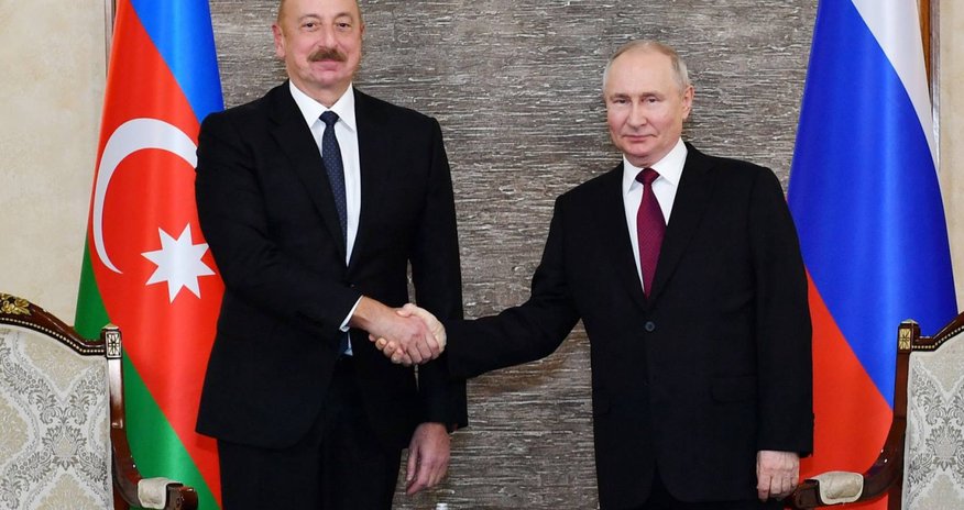 Əliyev Putini prezident seçilməyi münasibətilə təbrik edib Əliyev Putini prezident seçilməyi münasibətilə təbrik edib