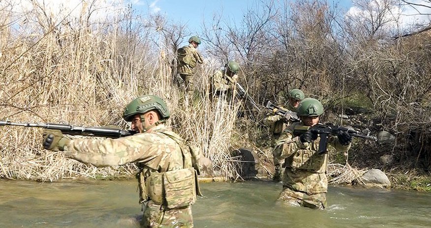 Azərbaycanın xüsusi təyinatlıları Naxçıvanda təlim keçib Azərbaycanın xüsusi təyinatlıları Naxçıvanda təlim keçib