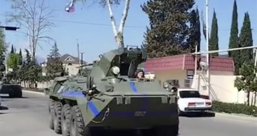 Rusiyanın sülhməramlı kontingenti Azərbaycanı tərk edir - Video Rusiyanın sülhməramlı kontingenti Azərbaycanı tərk edir - Video