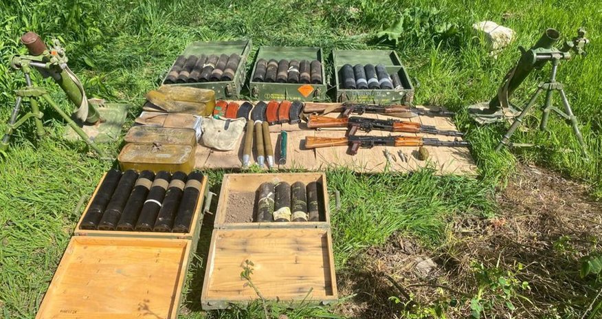 Ammunition found in liberated Aghdam Ammunition found in liberated Aghdam
