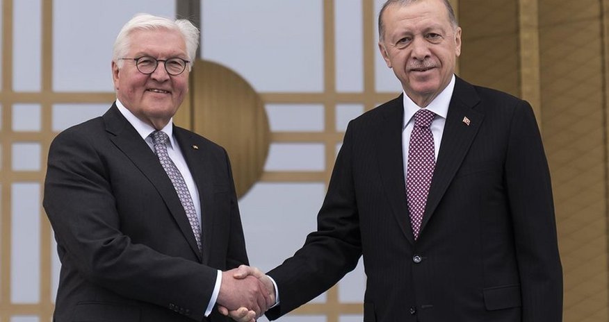 Erdogan meets with German President Erdogan meets with German President