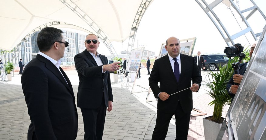 Əliyev və Japarov Ağdama gedib Əliyev və Japarov Ağdama gedib