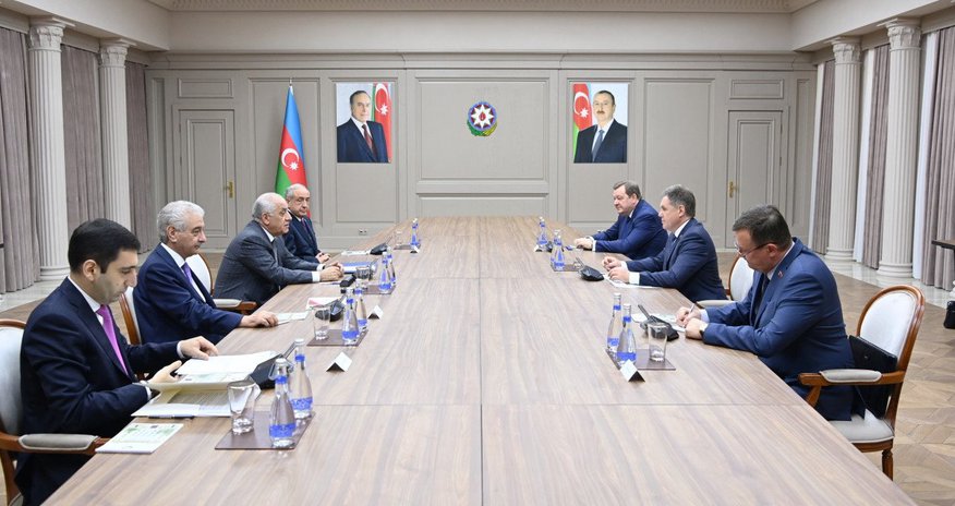 Əli Əsədov Belarus Baş nazirinin müavini ilə görüşüb Əli Əsədov Belarus Baş nazirinin müavini ilə görüşüb
