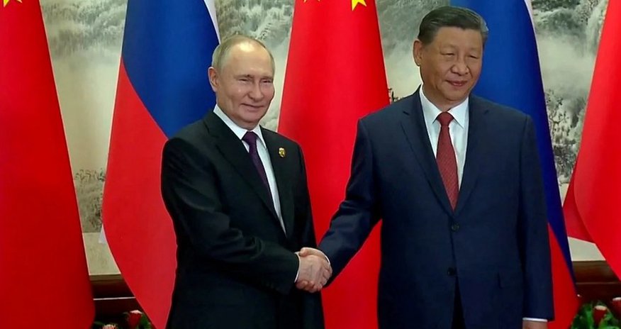 Russian, Chinese leaders meet in Beijing Russian, Chinese leaders meet in Beijing