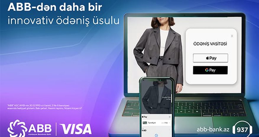 ABB Visa ilə birgə müştərilər üçün daha bir rəqəmsal imkan yaratdı ABB Visa ilə birgə müştərilər üçün daha bir rəqəmsal imkan yaratdı