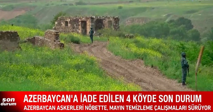 Haber Global airs new footage from four liberated Azerbaijani villages Haber Global airs new footage from four liberated Azerbaijani villages