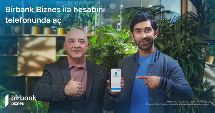 Birbank Biznes-dən fərdi sahibkarlar üçün mobil tətbiq ilə onlayn hesab açmaq imkanı Birbank Biznes-dən fərdi sahibkarlar üçün mobil tətbiq ilə onlayn hesab açmaq imkanı
