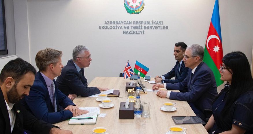 Muxtar Babayev Britaniya səfiri ilə COP29-a hazırlıq məsələlərini müzakirə edib Muxtar Babayev Britaniya səfiri ilə COP29-a hazırlıq məsələlərini müzakirə edib