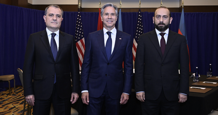 Vaşinqtonda Bayramov, Mirzoyan və Blinken arasında görüş keçirilib - Yenilənib Vaşinqtonda Bayramov, Mirzoyan və Blinken arasında görüş keçirilib - Yenilənib
