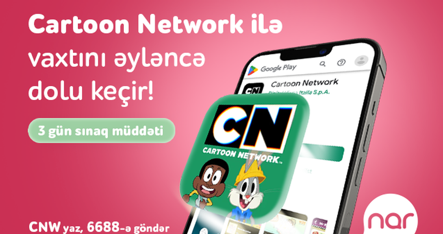 “Nar” yüksək keyfiyyətli “Cartoon Network” oyunlarına giriş imkanı təqdim edir “Nar” yüksək keyfiyyətli “Cartoon Network” oyunlarına giriş imkanı təqdim edir