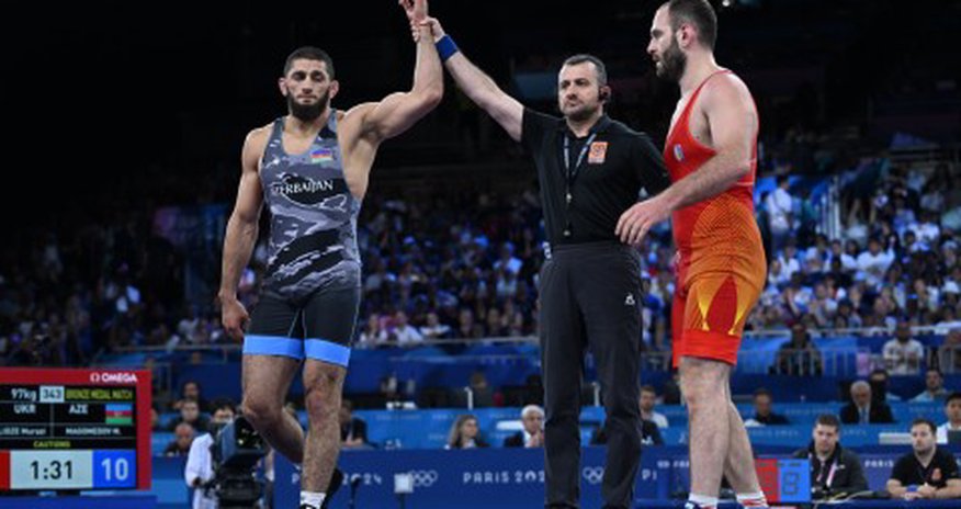 Paris-2024: Azərbaycan güləşçisi bürünc medal qazanıb Paris-2024: Azərbaycan güləşçisi bürünc medal qazanıb