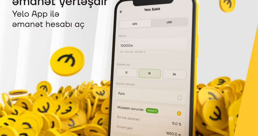 Yelo Bank introduces a highly anticipated new product: Digital Deposit! Yelo Bank introduces a highly anticipated new product: Digital Deposit!
