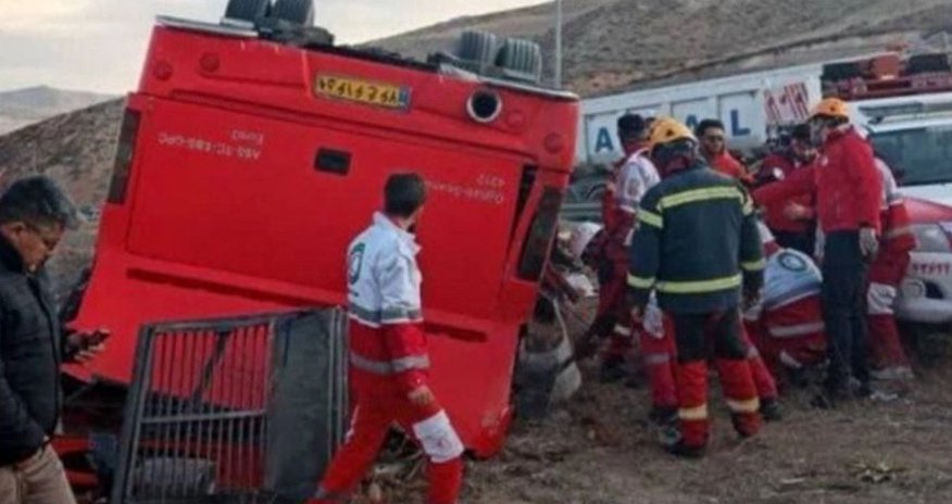 Число жертв ДТП с автобусом в Иране достигло 35 Число жертв ДТП с автобусом в Иране достигло 35