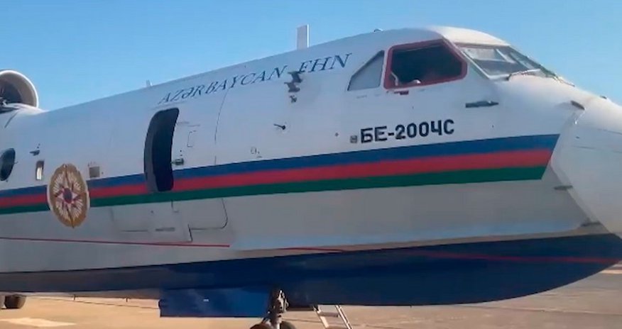 Азербайджанский самолет-амфибия продолжает участвовать в тушении пожаров в Турции Азербайджанский самолет-амфибия продолжает участвовать в тушении пожаров в Турции