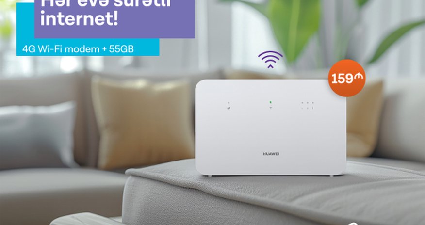 Azercell introduces a new Wi-Fi modem Azercell introduces a new Wi-Fi modem