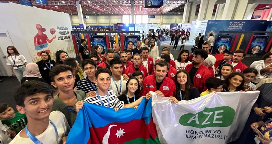 Azərbaycan komandası "Teknofest"də yarışın qalibi olub Azərbaycan komandası "Teknofest"də yarışın qalibi olub