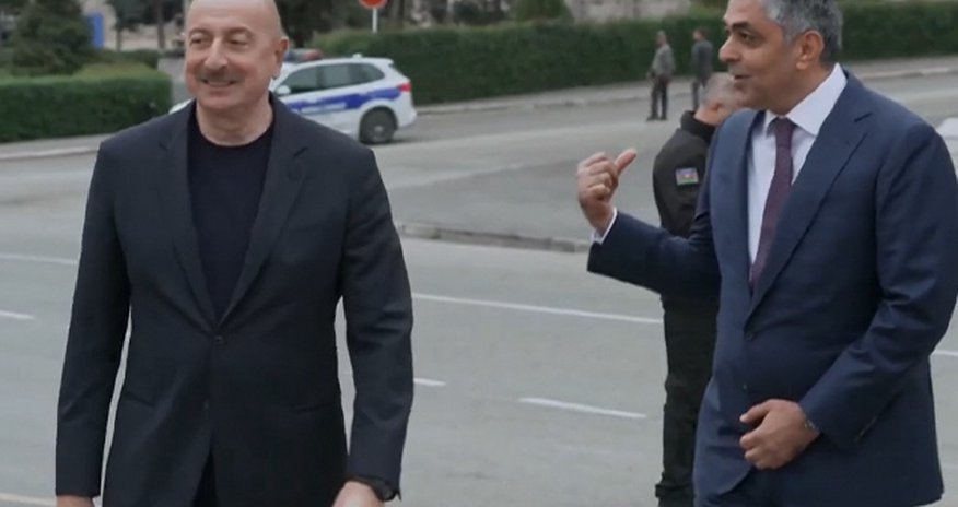 Prezidentin Qarabağ səfərindən yeni görüntüləri - Video Prezidentin Qarabağ səfərindən yeni görüntüləri - Video