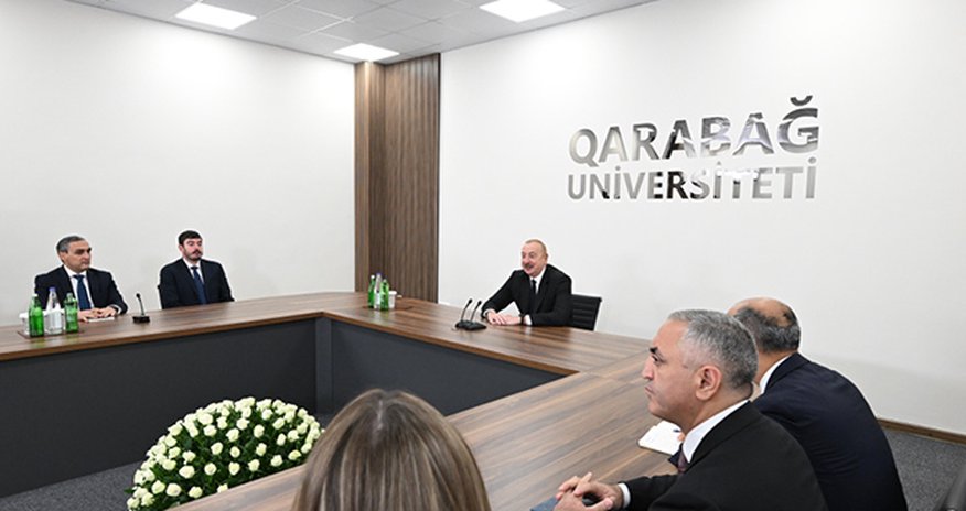 Prezident Qarabağ Universitetinin açılışında iştirak edib Prezident Qarabağ Universitetinin açılışında iştirak edib