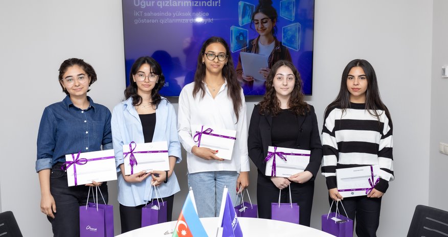 Azercell congratulated top female IT students Azercell congratulated top female IT students