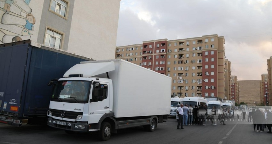В Джебраил выехала очередная группа бывших вынужденных переселенцев В Джебраил выехала очередная группа бывших вынужденных переселенцев