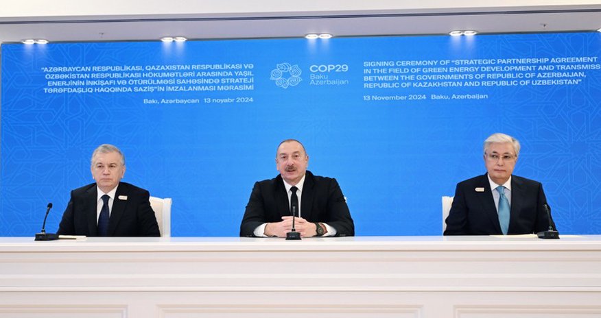 В Баку состоялась трехсторонняя встреча президентов Азербайджана, Казахстана и Узбекистана В Баку состоялась трехсторонняя встреча президентов Азербайджана, Казахстана и Узбекистана