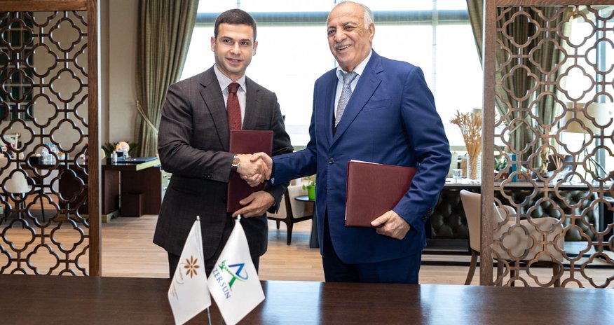 COP29 çərçivəsində "Azərsun Holdinq" və KOBİA arasında memorandum imzalanıb COP29 çərçivəsində "Azərsun Holdinq" və KOBİA arasında memorandum imzalanıb