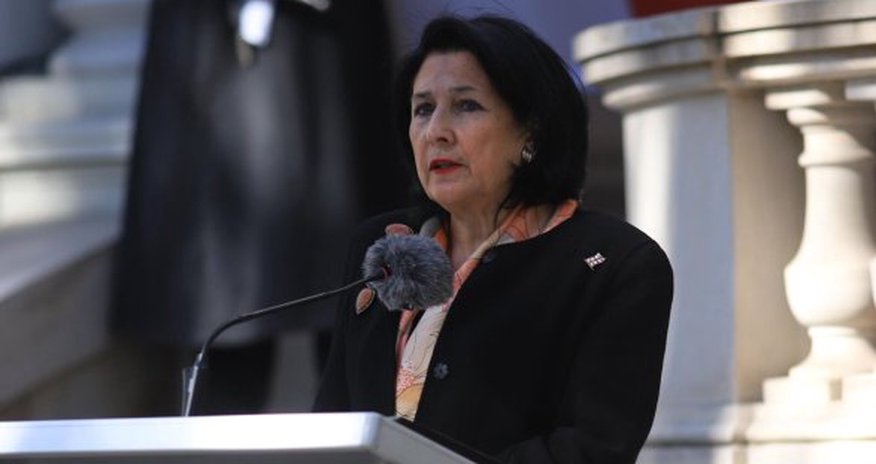 Gürcüstan prezidenti Avropanı köməyə çağırıb Gürcüstan prezidenti Avropanı köməyə çağırıb