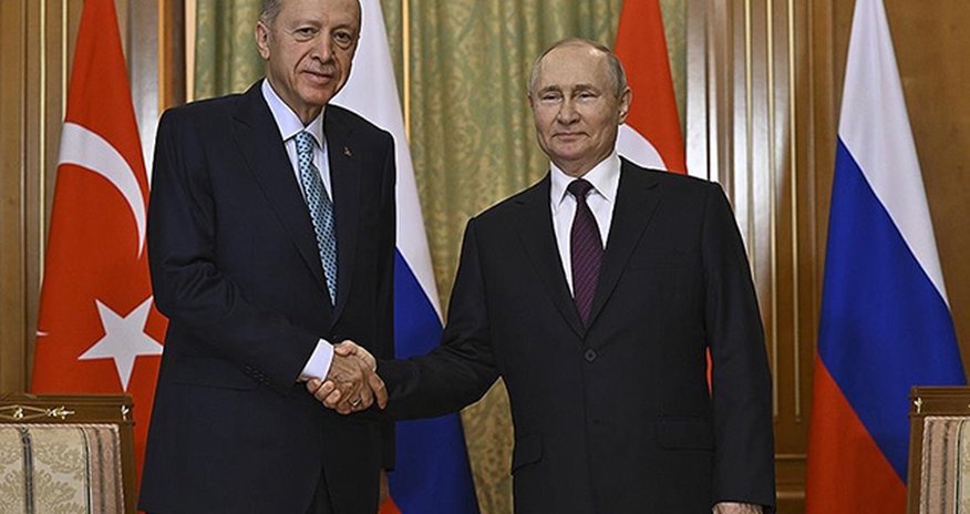 Ərdoğan və Putin Suriyadakı vəziyyəti müzakirə edib Ərdoğan və Putin Suriyadakı vəziyyəti müzakirə edib