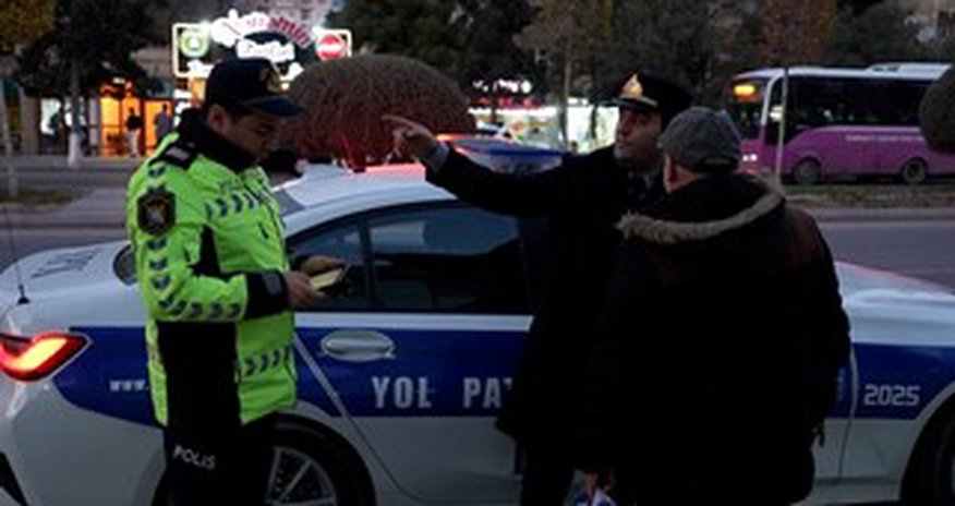 Sumqayıtda qaydaları pozan sürücülər cəzalandırlıb Sumqayıtda qaydaları pozan sürücülər cəzalandırlıb