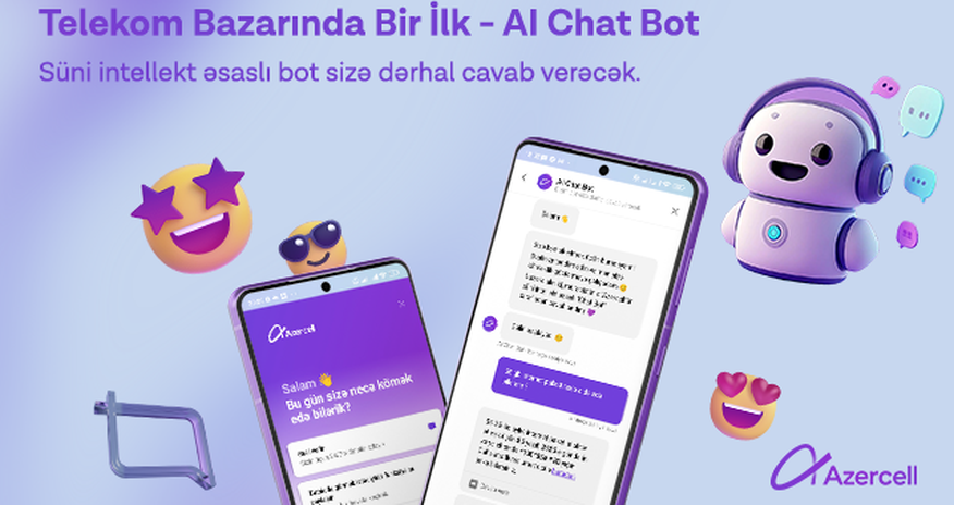 Azercell introduces the AI-powered “AI Chat Bot”! Azercell introduces the AI-powered “AI Chat Bot”!
