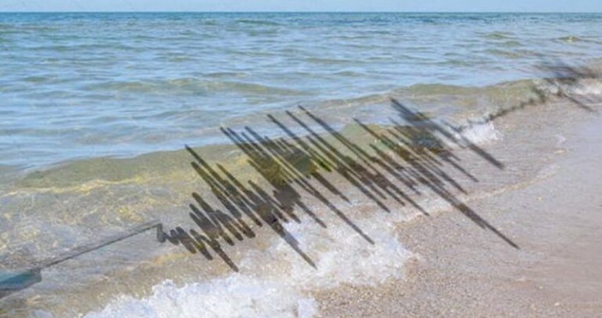 В Каспийском море произошло землетрясение В Каспийском море произошло землетрясение