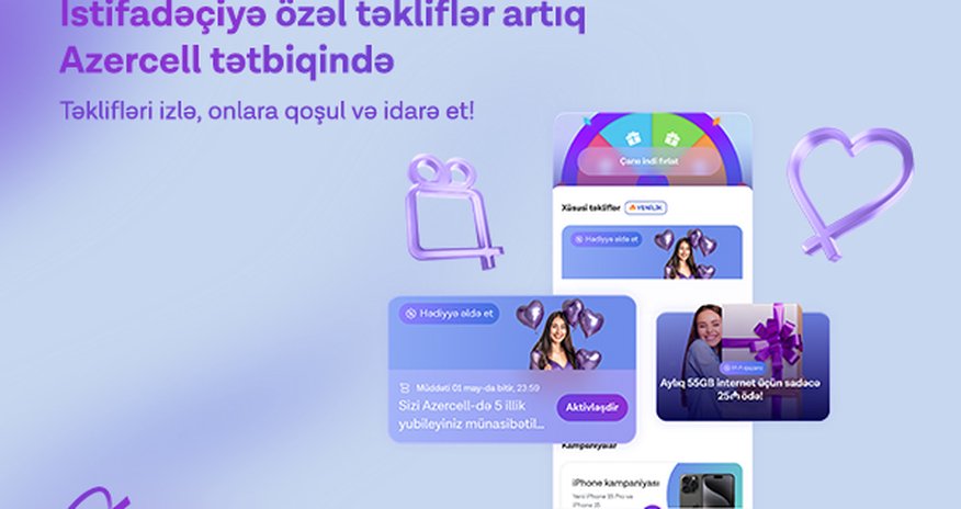 Personalized Offers Now Available in the Azercell App! Personalized Offers Now Available in the Azercell App!