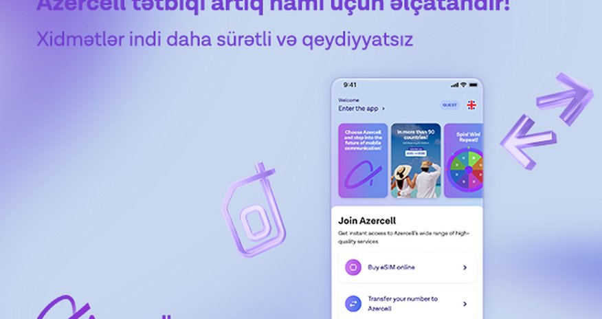 Azercell launches a new "Guest Login" feature in its app Azercell launches a new "Guest Login" feature in its app