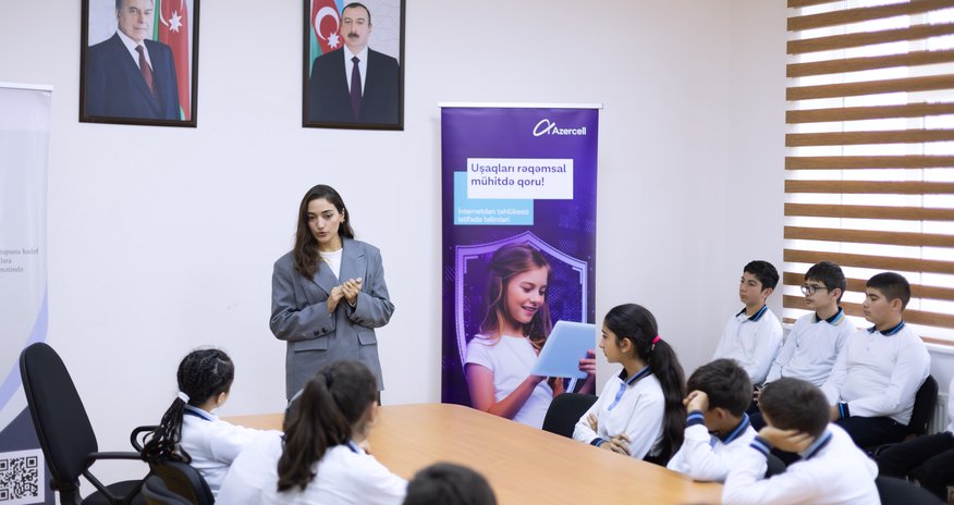Azercell-in “Təhlükəsiz internet” layihəsi rəqəmsal təhlükəsizliyi gücləndirir Azercell-in “Təhlükəsiz internet” layihəsi rəqəmsal təhlükəsizliyi gücləndirir