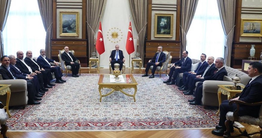 Ərdoğan HƏMAS nümayəndə heyətini qəbul edib Ərdoğan HƏMAS nümayəndə heyətini qəbul edib
