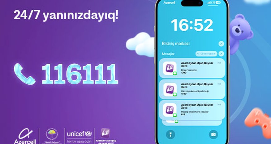 «Детская горячая линия Азербайджана» опубликовала итоги 2024 года «Детская горячая линия Азербайджана» опубликовала итоги 2024 года