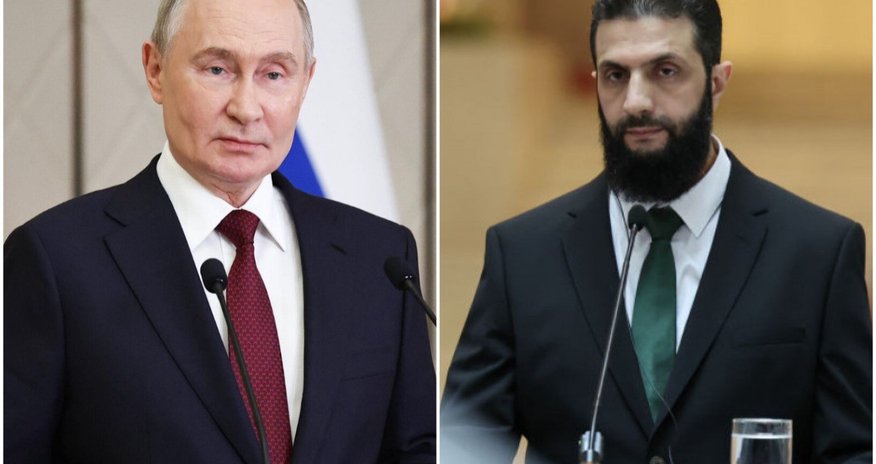 Первый разговор Путина с новым главой Сирии Первый разговор Путина с новым главой Сирии