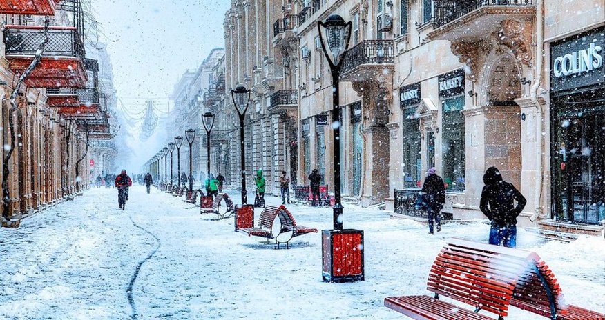 В Баку и на Абшероне до второго марта будет идти снег В Баку и на Абшероне до второго марта будет идти снег