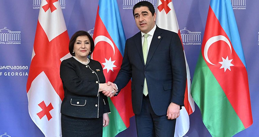 Sahibə Qafarova gürcü həmkarı ilə görüşüb Sahibə Qafarova gürcü həmkarı ilə görüşüb