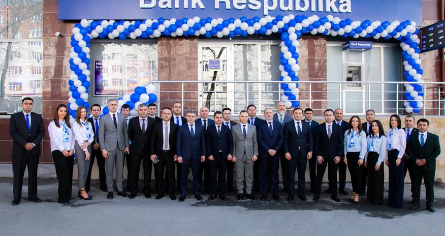 Bank Respublika Qəbələ şəhərində yeni filialını açdı! Bank Respublika Qəbələ şəhərində yeni filialını açdı!