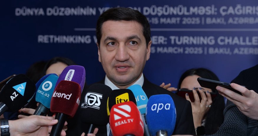 Ermənistanın konstitusiyasında Azərbaycana qarşı ərazi iddiaları dəyişməlidir-Hikmət Hacıyev Ermənistanın konstitusiyasında Azərbaycana qarşı ərazi iddiaları dəyişməlidir-Hikmət Hacıyev