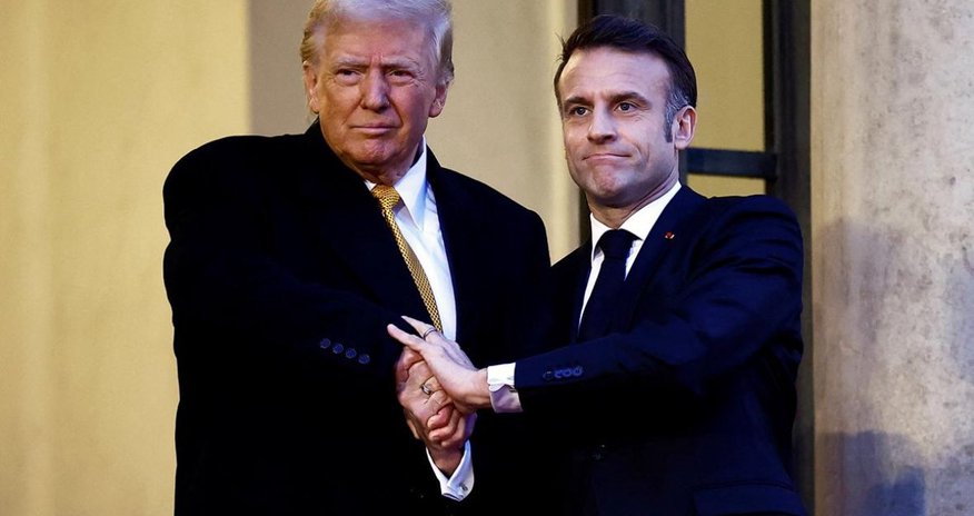 Макрон обратился к Трампу Макрон обратился к Трампу