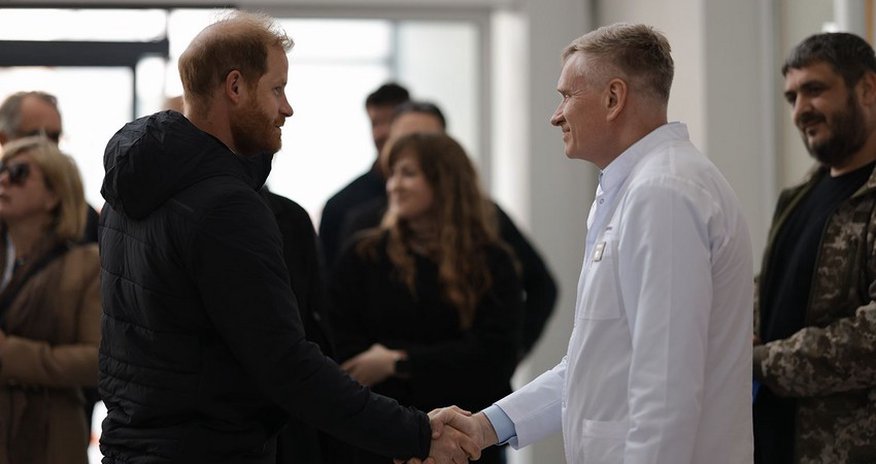 Prince Harry makes an unannounced visit to Ukraine Prince Harry makes an unannounced visit to Ukraine