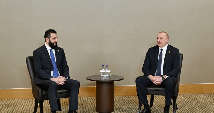 Prezident Suriya prezidenti ilə görüşüb Prezident Suriya prezidenti ilə görüşüb