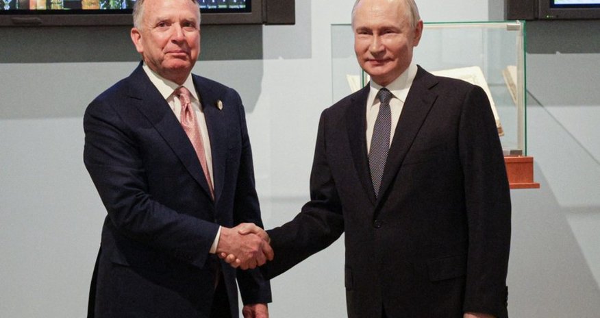 Путин провел встречу со спецпосланником Трампа Путин провел встречу со спецпосланником Трампа