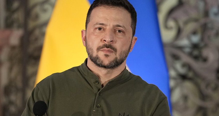 Zelenski Avropa liderlərini Kiyevə dəvət edib Zelenski Avropa liderlərini Kiyevə dəvət edib