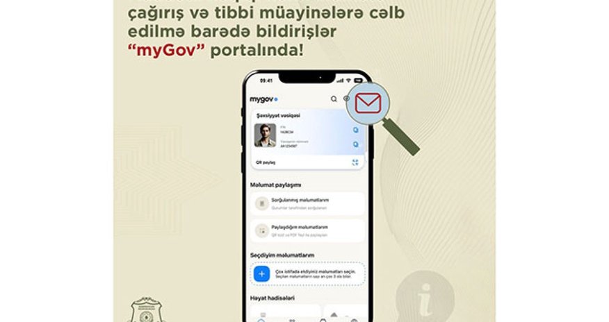 Müddətli həqiqi hərbi xidmətə çağırış barədə bildirişlər“myGov”da! Müddətli həqiqi hərbi xidmətə çağırış barədə bildirişlər“myGov”da!