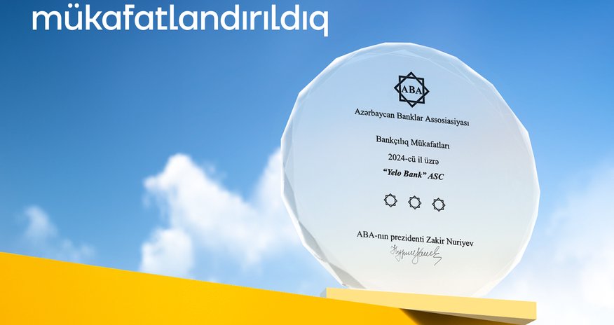Yelo Bank awarded for its activities in 2024 Yelo Bank awarded for its activities in 2024