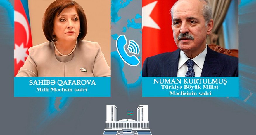 Сахиба Гафарова провела телефонный разговор с Нуманом Куртулмушем Сахиба Гафарова провела телефонный разговор с Нуманом Куртулмушем